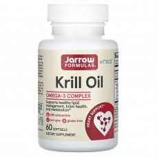 Jarrow Formulas, масло криля, 60 капсул Jarrow Formulas, масло криля, 60 капсул